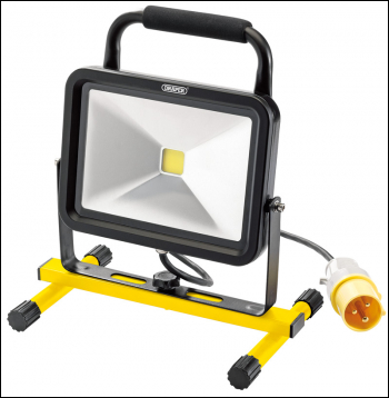 DRAPER 110V COB LED Worklight, 50W, 3,250 Lumens - Pack Qty 1 - Code: 66046