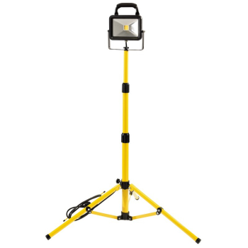 Draper CL20T/B 230V COB LED Slimline Worklight with Tripod, 20W, 1,300 Lumens - Discontinued - Code: 66053 - Pack Qty 1