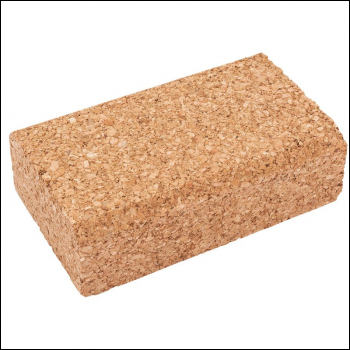 Draper 475 Cork Sanding Block, 110 x 65 x 30mm - Code: 66082 - Pack Qty 1