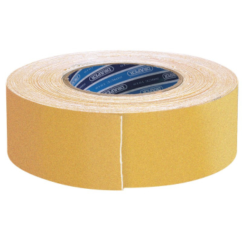Draper TP-S/GRIP/Y Heavy Duty Safety Grip Tape Roll, 18m x 50mm, Yellow - Code: 66233 - Pack Qty 1