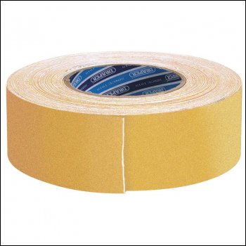 Draper TP-S/GRIP/Y Heavy Duty Safety Grip Tape Roll, 18m x 50mm, Yellow - Code: 66233 - Pack Qty 1