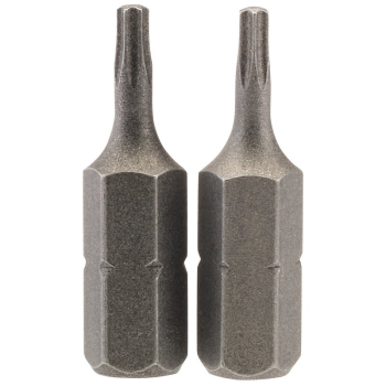 Draper 25TX/2/B Draper TX-STAR® Insert Bit, 1/4 inch  Hex, 25mm Long, T8 (Pack of 2) - Code: 66426 - Pack Qty 1
