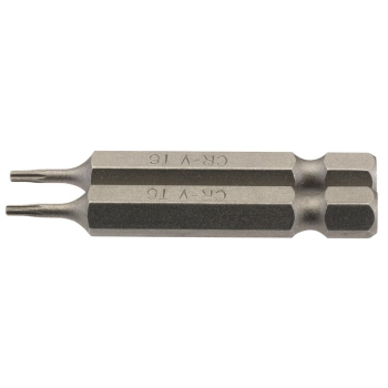 Draper 50TX/2/B Draper TX-STAR® Insert Bit, 1/4 inch  Hex, 50mm Long, T6 (Pack of 2) - Code: 66481 - Pack Qty 1