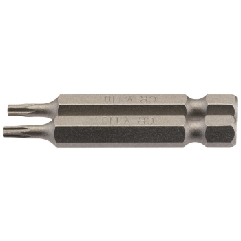 Draper 50TX/2/B Draper TX-STAR® Insert Bit, 1/4 inch  Hex, 50mm Long, T10 (Pack of 2) - Code: 66486 - Pack Qty 1