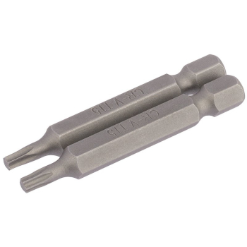Draper 50TX/2/B Draper TX-STAR® Insert Bit, 1/4 inch  Hex, 50mm Long, T15 (Pack of 2) - Code: 66487 - Pack Qty 1