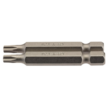 Draper 50TX/2/B Draper TX-STAR® Insert Bit, 1/4 inch  Hex, 50mm Long, T20 (Pack of 2) - Code: 66488 - Pack Qty 1