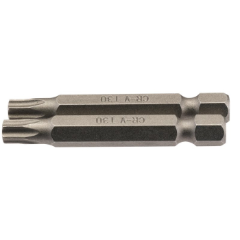 Draper 50TX/2/B Draper TX-STAR® Insert Bit, 1/4 inch  Hex, 50mm Long, T30 (Pack of 2) - Code: 66491 - Pack Qty 1