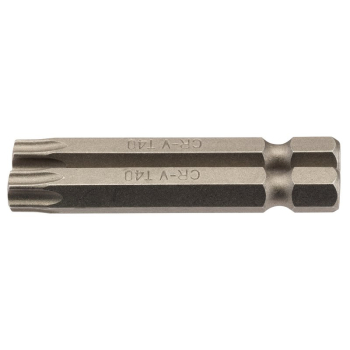 Draper 50TX/2/B Draper TX-STAR® Insert Bit, 1/4 inch  Hex, 50mm Long, T40 (Pack of 2) - Code: 66624 - Pack Qty 1