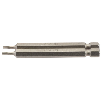 Draper 75TX/2/B Draper TX-STAR® Insert Bit, 1/4 inch  Hex, 75mm Long, T7 (Pack of 2) - Code: 66829 - Pack Qty 1