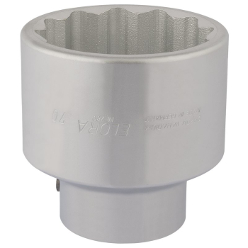 Draper 780-70 Elora Bi-Hexagon Socket, 1 inch  Sq. Dr., 70mm - Code: 67426 - Pack Qty 1