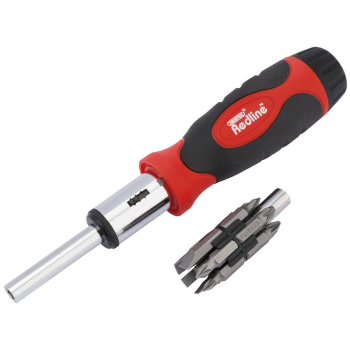 Draper RL-PSD14/1 Draper Redline® Ratcheting Screwdriver and Bit Set (14 Piece) - Discontinued - Code: 67543 - Pack Qty 12