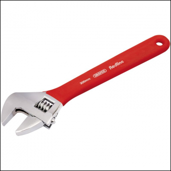 Draper RL-AWSG/B Draper Redline® Soft Grip Adjustable Wrench, 300mm, 37mm - Code: 67633 - Pack Qty 1