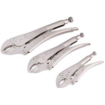 Draper RL-SGP3 Draper Redline® Self Grip Curved Jaw Pliers Set (3 Piece) - Discontinued - Code: 67825 - Pack Qty 1