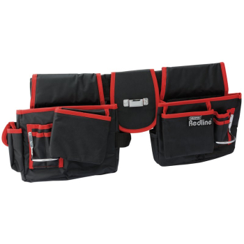 Draper RL-PTP Draper Redline® Double Tool Pouch, Black - Code: 67832 - Pack Qty 1