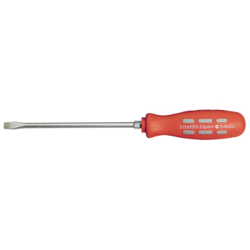 Draper 870B Plain Slot Flared Tip Mechanics Screwdriver, 150 x 6mm (Sold Loose) - Code: 67845 - Pack Qty 1
