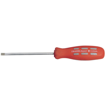 Draper 870/1B Plain Slot Parallel Tip Mechanics Screwdriver, 100 x 3.2mm (Sold Loose) - Code: 67850 - Pack Qty 1