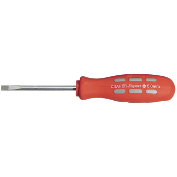 Draper 870/1B Plain Slot Parallel Tip Mechanics Screwdriver, 75 x 5.0mm (Sold Loose) - Code: 67852 - Pack Qty 1