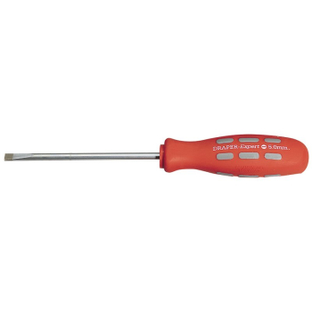 Draper 870/1B Draper Expert Plain Slot Parallel Tip Mechanics Screwdriver, 100 x 5.0mm (Sold Loose) - Code: 67853 - Pack Qty 1