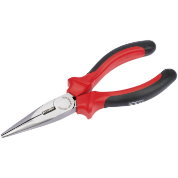 Draper RL-RPSG Draper Redline® Heavy Duty Long Nose Pliers with Soft Grip Handles, 165mm - Discontinued - Code: 67997 - Pack Qty 1