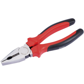 Draper RL-CPSG2 Draper Redline® Heavy Duty Combination Plier with Soft Grip Handle, 200mm - Code: 68279 - Pack Qty 1