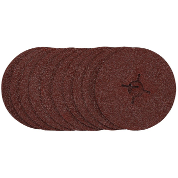 Draper SDFD115 Fibre Sanding Discs, 115mm, 36 Grit, (Pack of 10) - Code: 68377 - Pack Qty 1