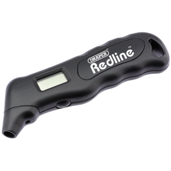 Draper RL-DTPG Draper Redline® Digital Tyre Pressure Gauge, 0 - 100psi - Code: 68474 - Pack Qty 1