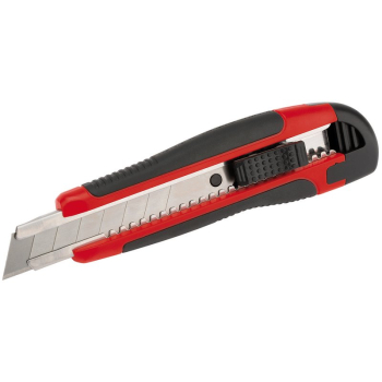 Draper RL-RKSG18 Draper Redline® Soft-Grip Retractable Trimming Knife, 18mm - Code: 68667 - Pack Qty 1