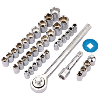 Draper RL-TK39 Draper Redline® Socket Set, 1/4 inch , 3/8 inch  Sq. Dr. (39 Piece) - Code: 68836 - Pack Qty 12