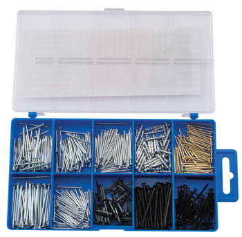 Draper HW12 Nail and Pin Assortment (485 Piece) - Code: 69042 - Pack Qty 1