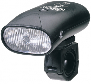 DRAPER Krypton Bicycle Light 1.8W (2x C Batteries Required) - Pack Qty 1 - Code: 69203