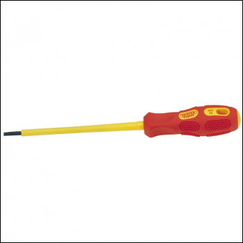 Draper 960B VDE Approved Fully Insulated Plain Slot Screwdriver, 3.0mm x 100mm (Sold Loose) - Code: 69217 - Pack Qty 1