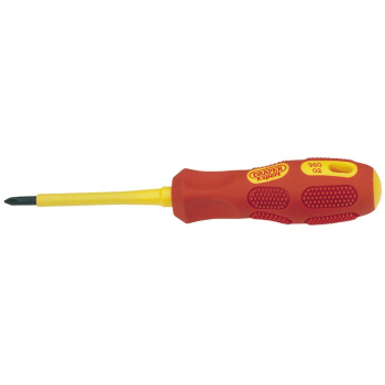 Draper 960CSB Draper Expert VDE Approved Fully Insulated Cross Slot Screwdriver, No.1 x 80mm (Sold Loose) - Code: 69225 - Pack Qty 1