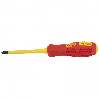 Draper 960CSB VDE Approved Fully Insulated Cross Slot Screwdriver, No.2 x 100mm (Sold Loose) - Code: 69226 - Pack Qty 1