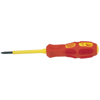 Draper 960PZB Draper Expert VDE Approved Fully Insulated PZ TYPE Screwdriver, No.0 x 60mm (Sold Loose) - Code: 69230 - Pack Qty 1