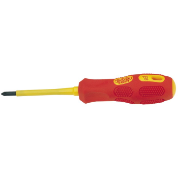Draper 960PZB Draper Expert VDE Approved Fully Insulated PZ TYPE Screwdriver, No.1 x 80mm (Sold Loose) - Code: 69231 - Pack Qty 1