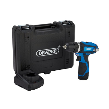 Draper CHD12VD 12V Combi Drill, 1 x 1.5Ah Battery, 1 x Fast Charger - Code: 70256 - Pack Qty 1