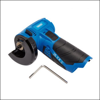 Draper CAG12VD 12V Brushless Angle Grinder/Cut Off Tool (Sold Bare) - Code: 70300 - Pack Qty 1