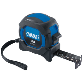 Draper EMTBB/12 Measuring Tape, Class II, 8m/26ft x 25mm - Code: 70366 - Pack Qty 12