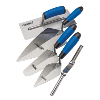 Draper TKSG/5 Soft Grip Trowel Set (5 Piece) - Code: 70372 - Pack Qty 1