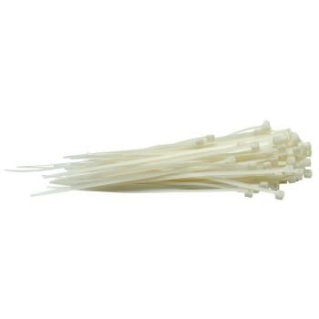 Draper CT2W Cable Ties, 3.6 x 150mm, White (Pack of 100) - Code: 70392 - Pack Qty 1