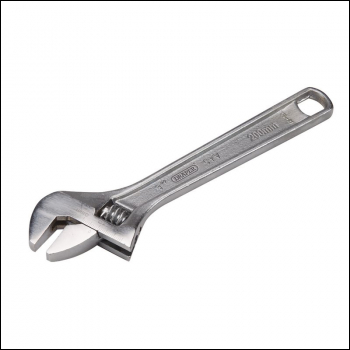 Draper 371CP Adjustable Wrench, 200mm, 27mm - Code: 70396 - Pack Qty 1