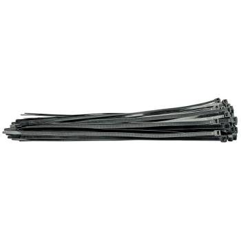 Draper CT6B Cable Ties, 7.6 x 400mm, Black (Pack of 100) - Code: 70403 - Pack Qty 1