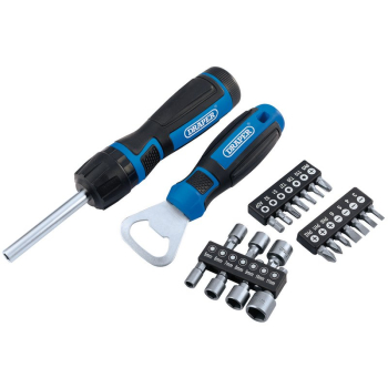 Draper RBS23 Ratchet Screwdriver (23 Piece) - Code: 70443 - Pack Qty 1