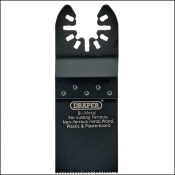 Draper APT507 Oscillating Multi-Tool Plunge Cutting Blade, 34 x 90mm, 18tpi Bi-metal - Code: 70466 - Pack Qty 1