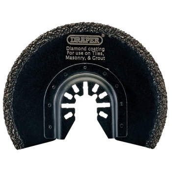 Draper APT510 Oscillating Multi-Tool Diamond Coated Cutting Blade, 88mm - Code: 70469 - Pack Qty 1