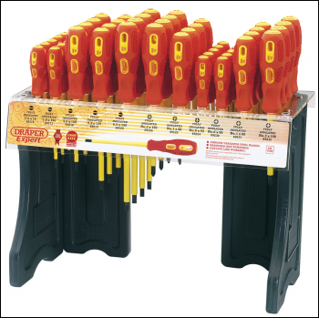 DRAPER Dispenser with 48 x 960 VDE Insulated Screwdrivers - Pack Qty 1 - Code: 71827