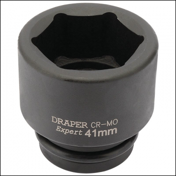 Draper 419-MM Draper Expert HI-TORQ® 6 Point Impact Socket, 3/4 inch  Sq. Dr., 41mm - Code: 71833 - Pack Qty 1