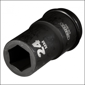 Draper 419D-MM Draper Hi-TORQ® Deep Impact Socket, 3/4 inch  Sq. Dr., 24mm - Code: 71883 - Pack Qty 1