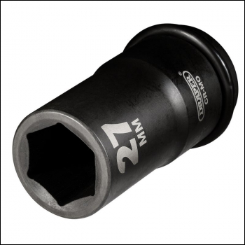 Draper 419D-MM Draper Hi-TORQ® Deep Impact Socket, 3/4 inch  Sq. Dr., 27mm - Code: 71908 - Pack Qty 1