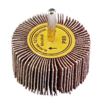 Draper PTAFW60 Abrasive Flap Wheel, 60 x 30mm, 80 Grit - Code: 71919 - Pack Qty 1